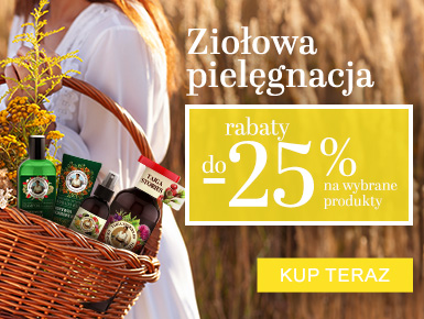 Ziołowa pielęgnacja rabaty do  -25%