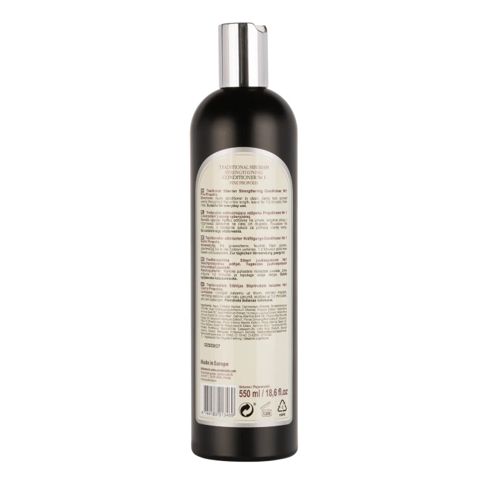 Syberyjski balsam Nr1 na cedrowym propolisie do włosów słabych i zniszczonych, 550ml