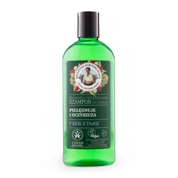 Naturalny, pielęgnująco - oczyszczający szampon do włosów z 7 ziołami z tajgi